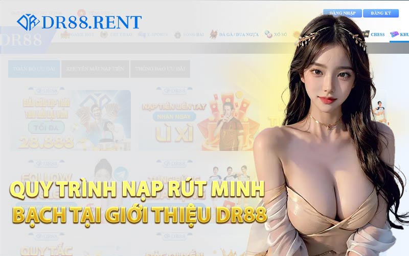 Quy Trình Nạp Rút Minh Bạch Tại Giới Thiệu DR88